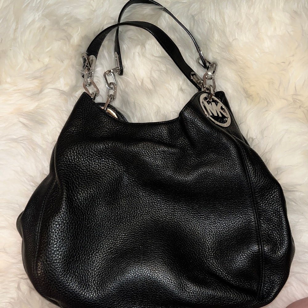 Michael Kors Fulton Large Leather Shoulder Bag ✨